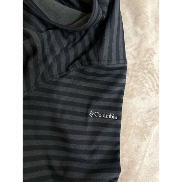 Columbia Gray Striped Long Sleeve Pullover Sweatshirt.Cinch Back. Women's. Sz XL - Picture 5 of 12